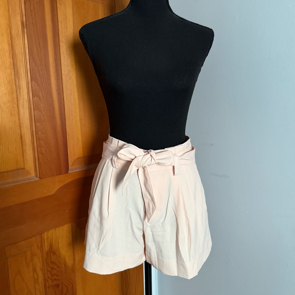 Banana Republic Pink Belted Shorts